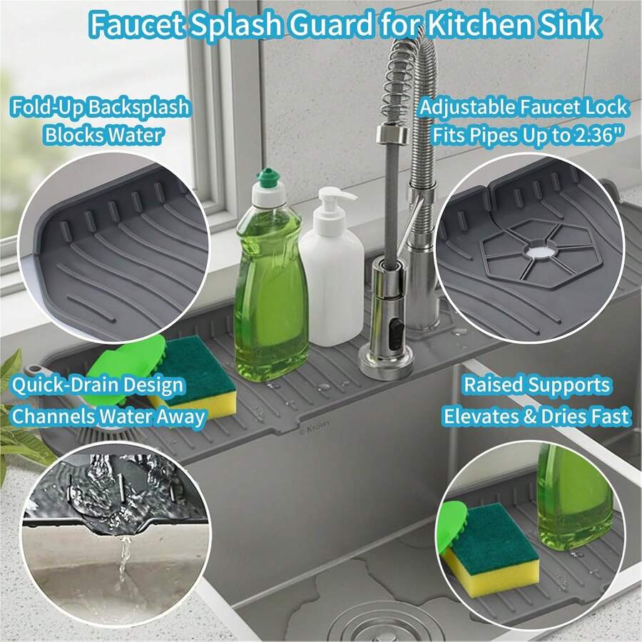 Protector de Grifo de Silicona para Cocina
