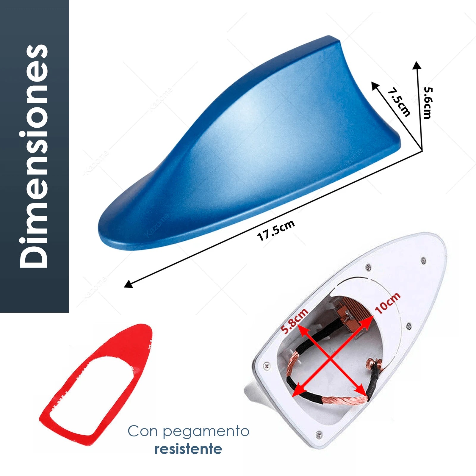 Antena Aleta Tiburon Auto SEDAN Funcional Radio Universal