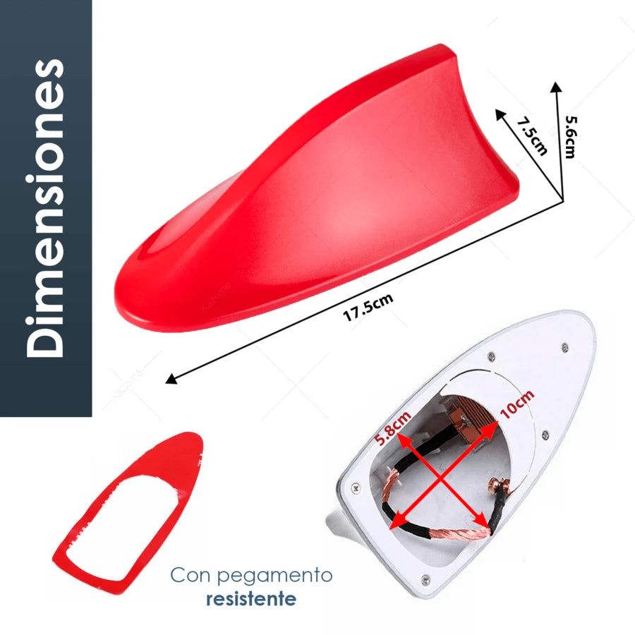 Antena Aleta Tiburon Auto SEDAN Funcional Radio Universal