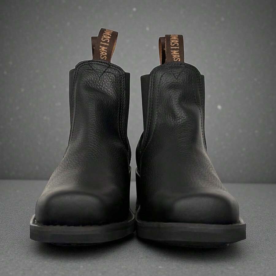 BOTINES ELEGANTES PARA CABALLERO EN CORTE VACUNO USO CASUAL O DE TRABAJO EN USO RUDO CON SUELA ANTI DERRAPE