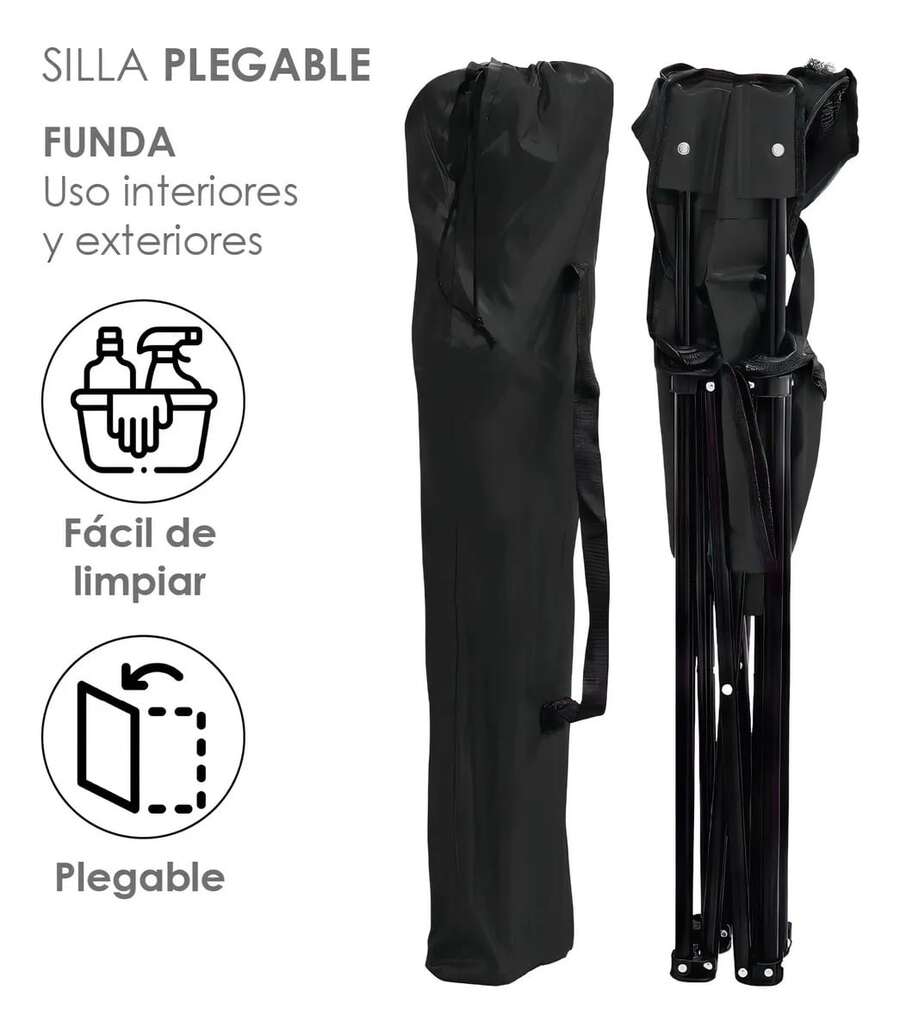 Silla Plegable de Camping Portátil