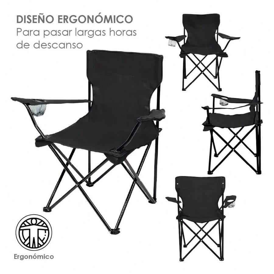 Silla Plegable de Camping Portátil