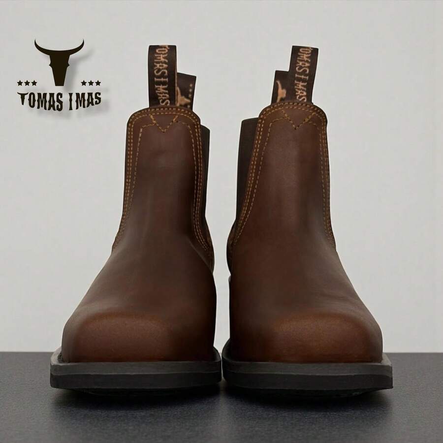 BOTA BOTIN CORTO EN PIEL VAQUERO