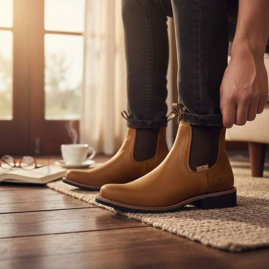 BOTINES ELEGANTES PARA CABALLERO EN DE ALTA CALIDAD RECONOCIDA MARCA TOMAS