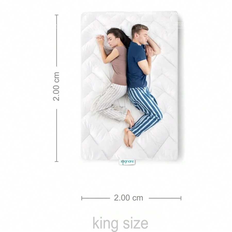 Cubre Colchón Sognare Confort Súper Suave King Size