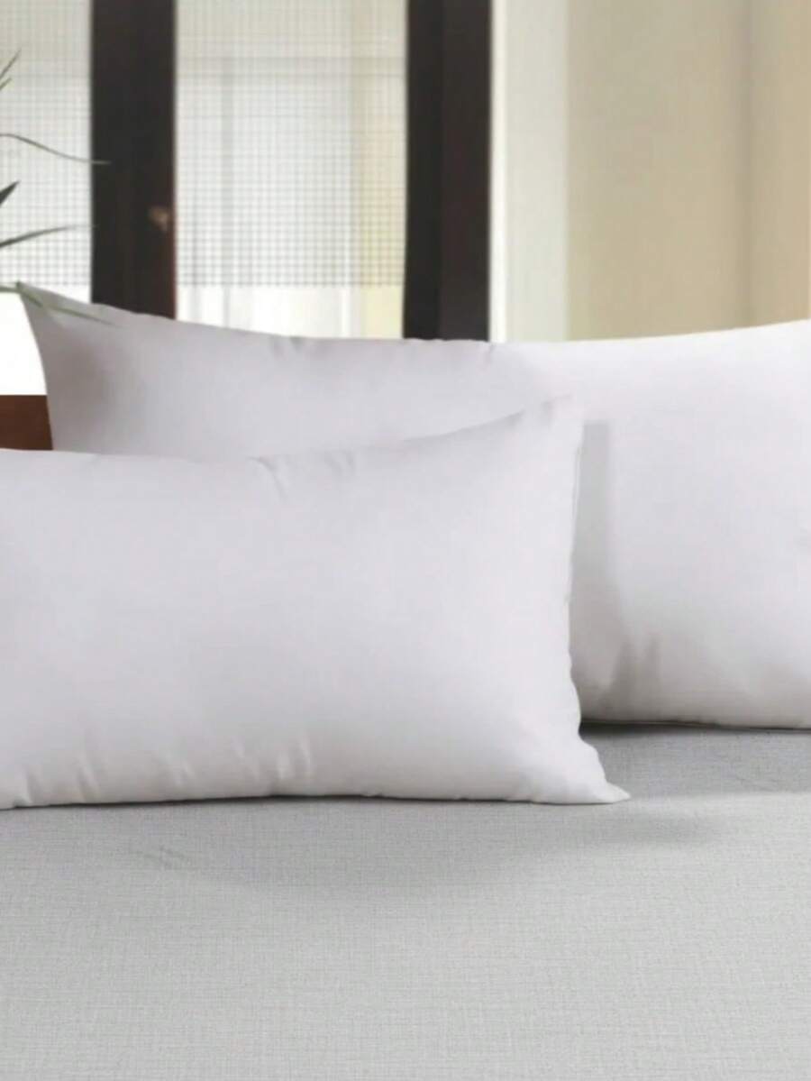 Pack 4 Almohadas Hotelera Con Cierre Estándar Blanco
