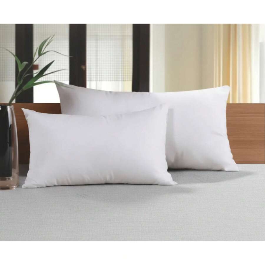 Pack 2 Almohadas Hotelera Con Cierre Estándar Blanco