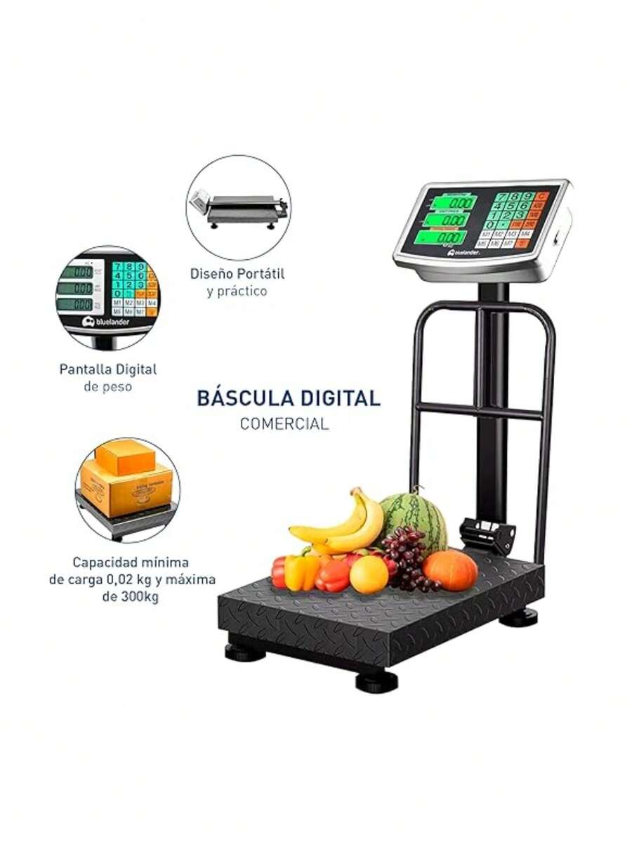 Bascula Digital con Pantalla LCD