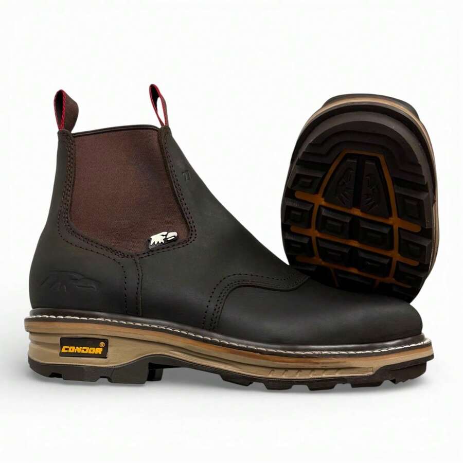 BOTIN MARCA CONDOR CON CASCO DE ACERO
