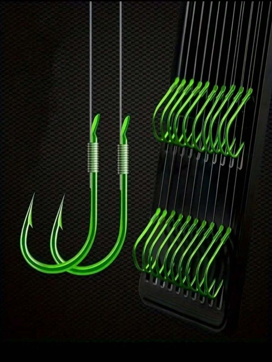 Aparejos de pesca con doble anzuelo para exterior