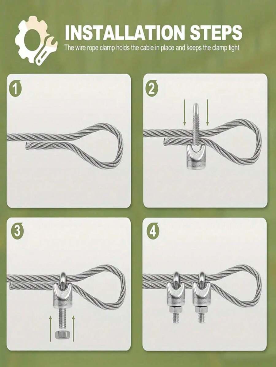 Cuerda de acero para exteriores