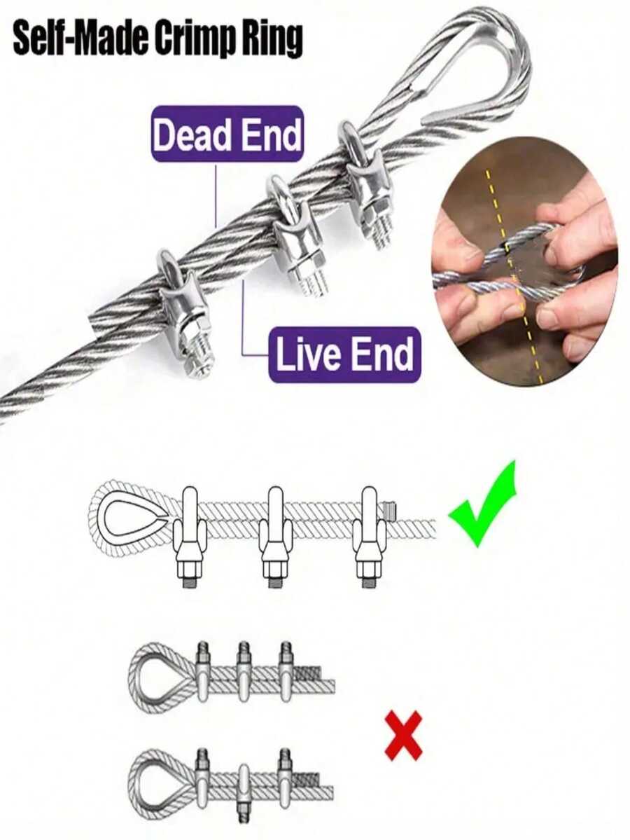 Cuerda de acero para exteriores