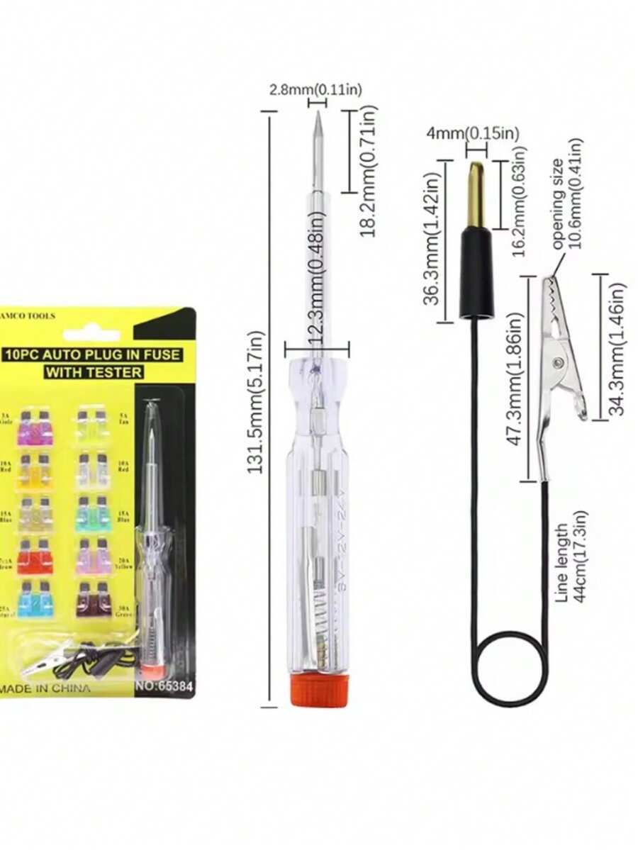 kit fusibles automotrices set de reparación eléctrica