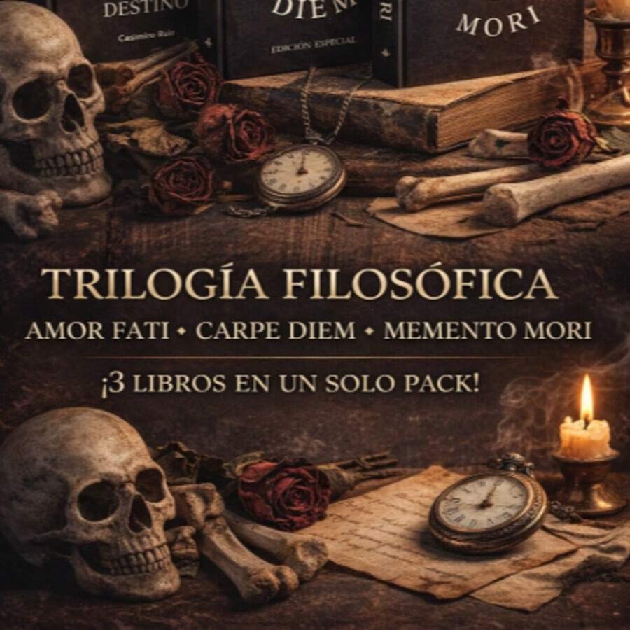 Combo 3 Libros Filosofía Amor Fati Carpe Diem Memento Mori