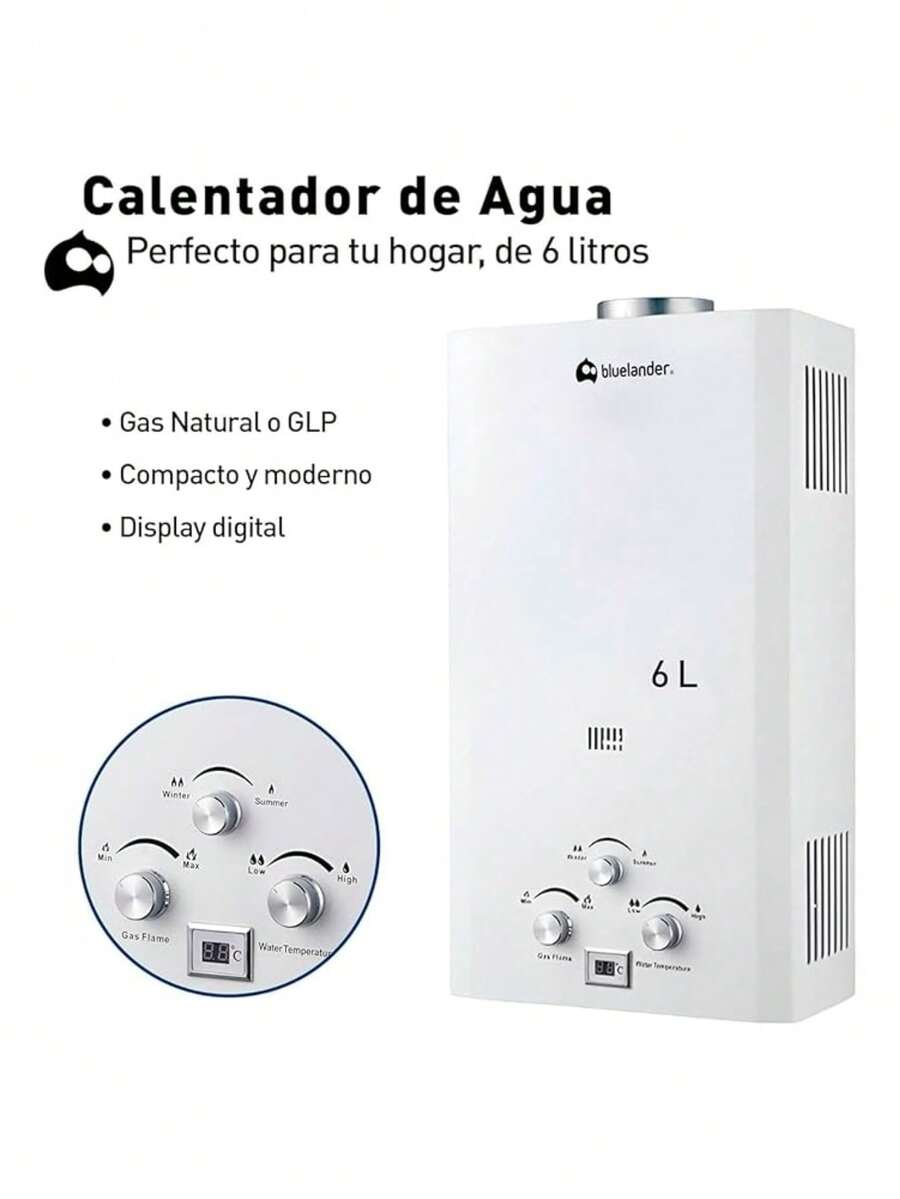 Calentador de Agua de Gas LP