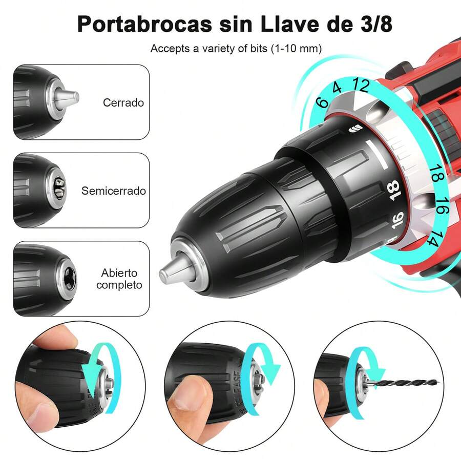 Taladro Eléctrico Espiral