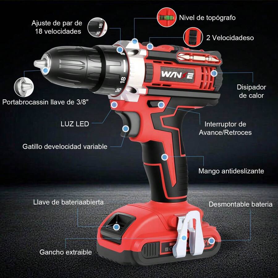 Taladro Eléctrico Espiral