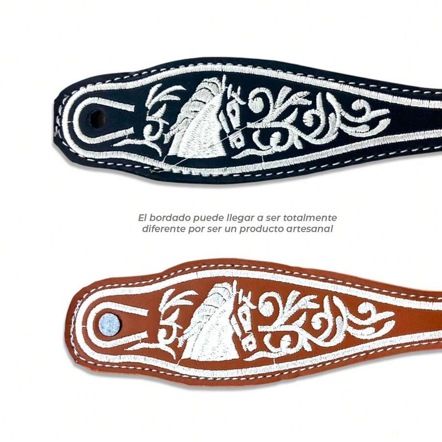 Espuelas Charras de Acero Monel con Correas de Cuero