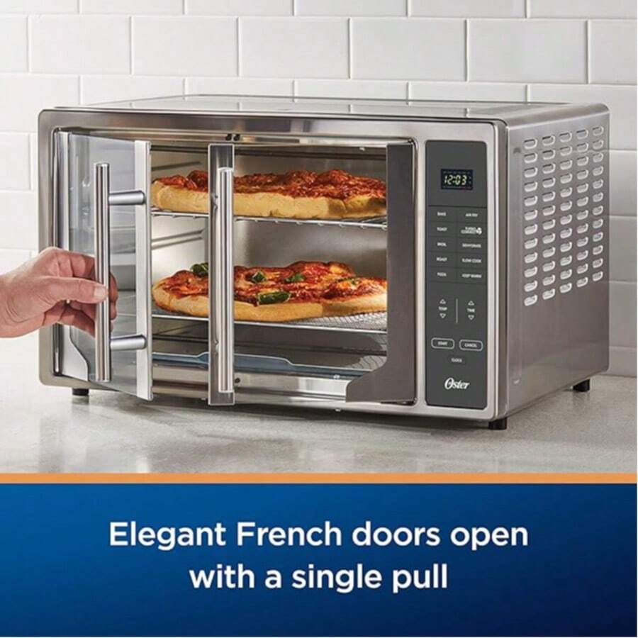 Horno Oster con freidora de aire ofrece 10 funciones