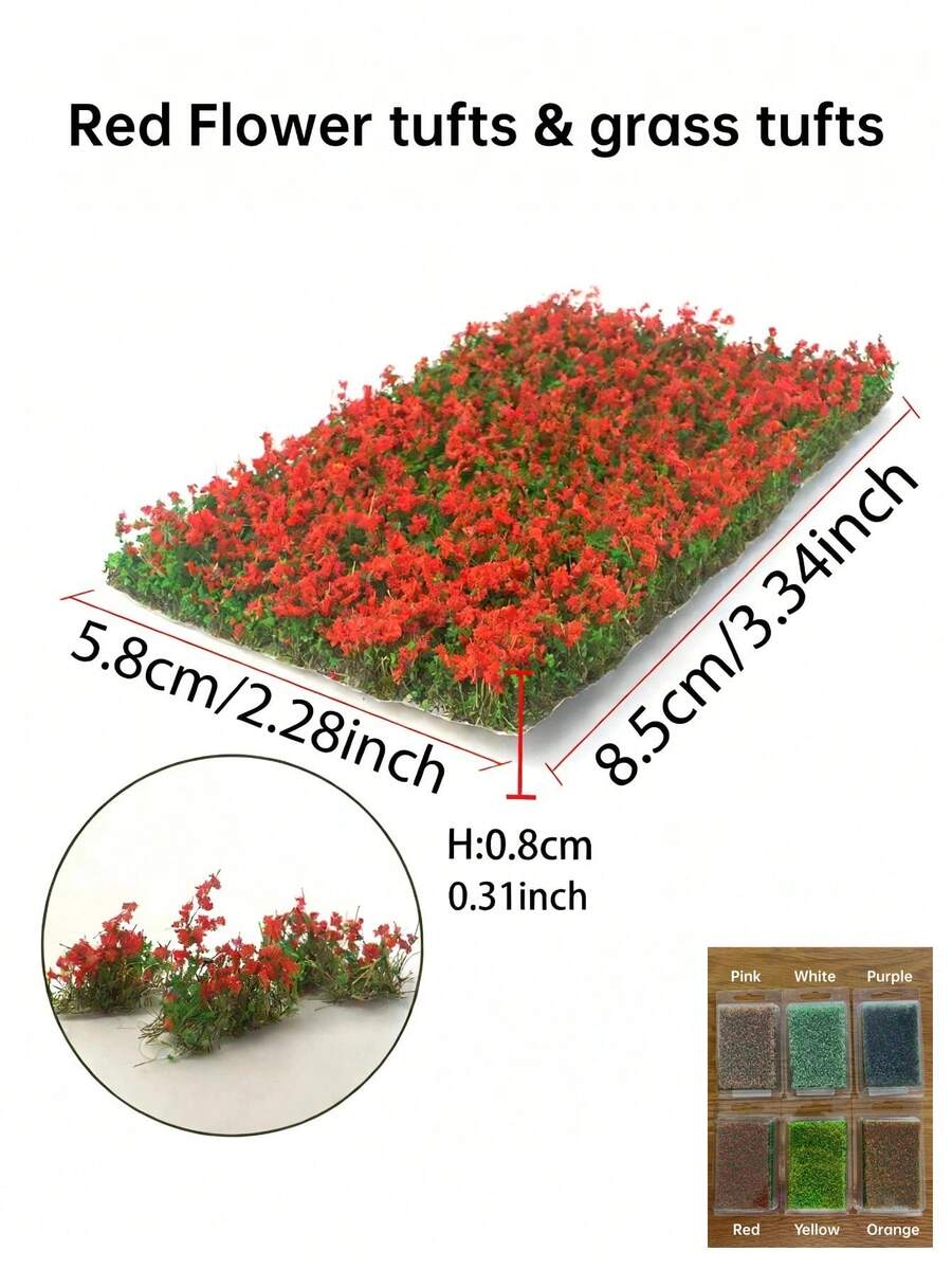 1 caja de Conjunto de flores artificiales