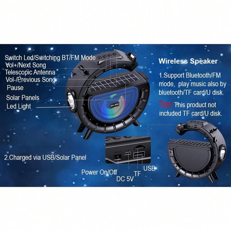 Altavoz Bluetooth para exteriores
