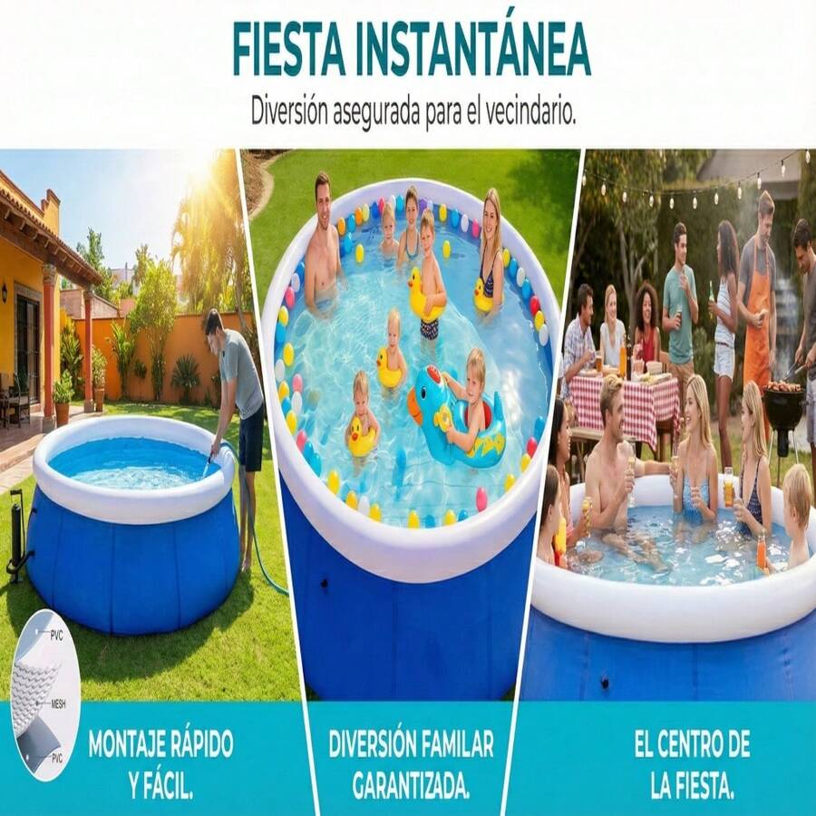 Piscina inflable para adultos extra grande