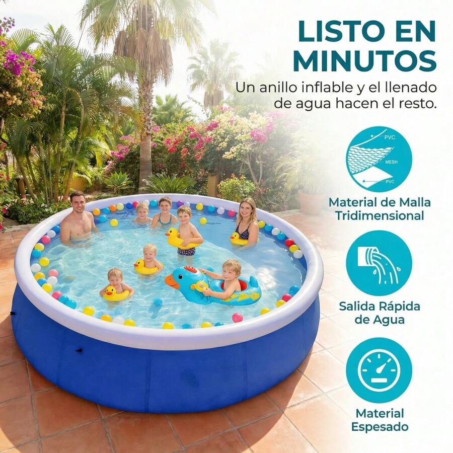 Piscina inflable para adultos extra grande