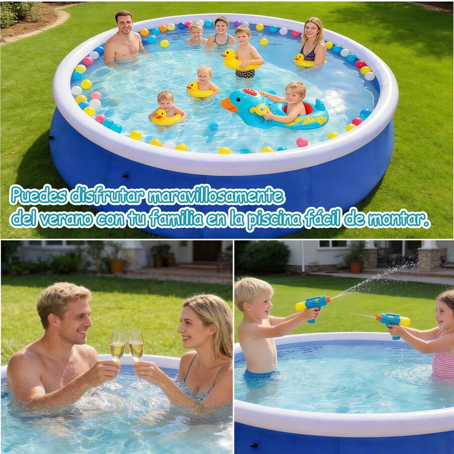 Piscina inflable para adultos extra grande