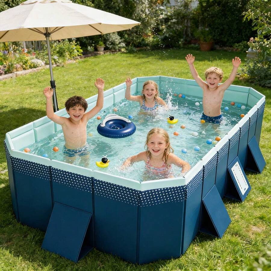 piscina familiar versátil