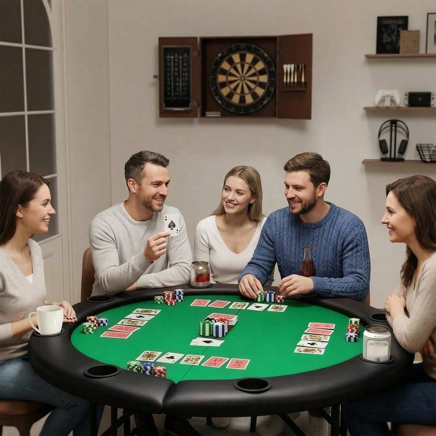 Mesa plegable de póquer