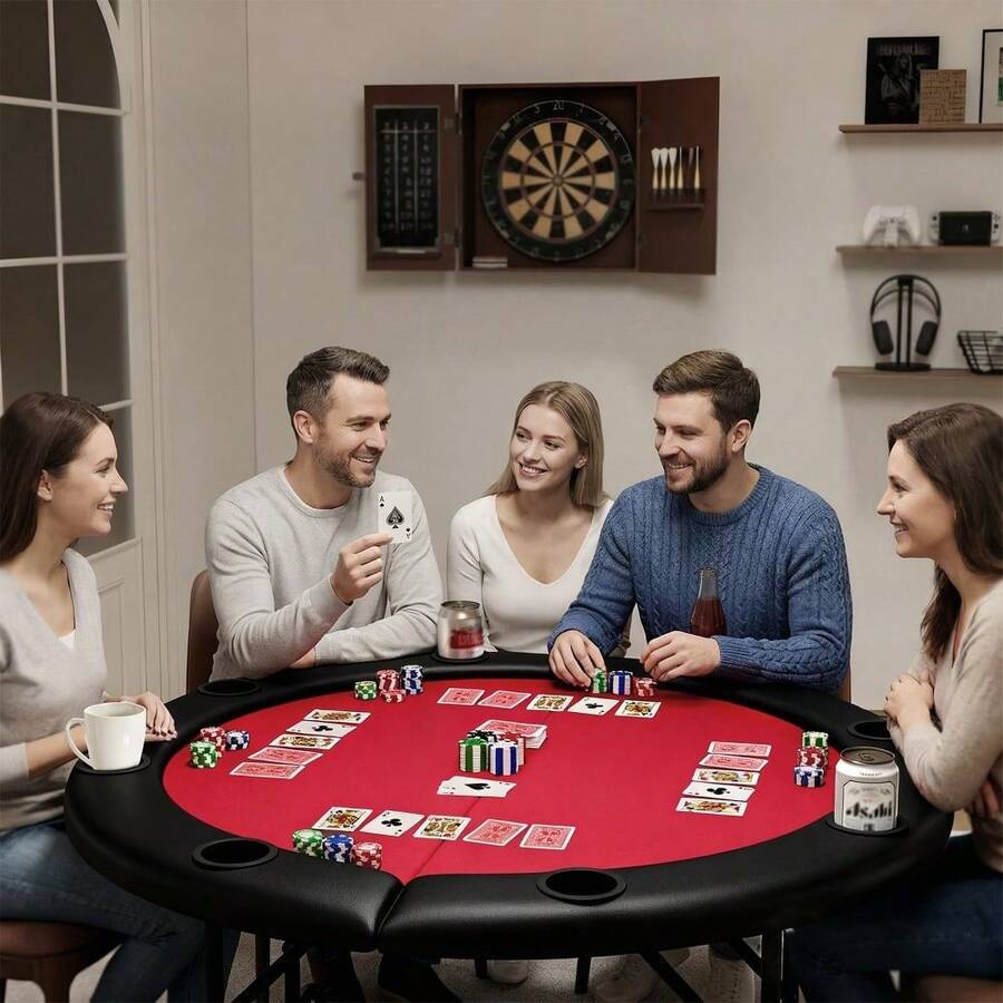 Mesa plegable de póquer