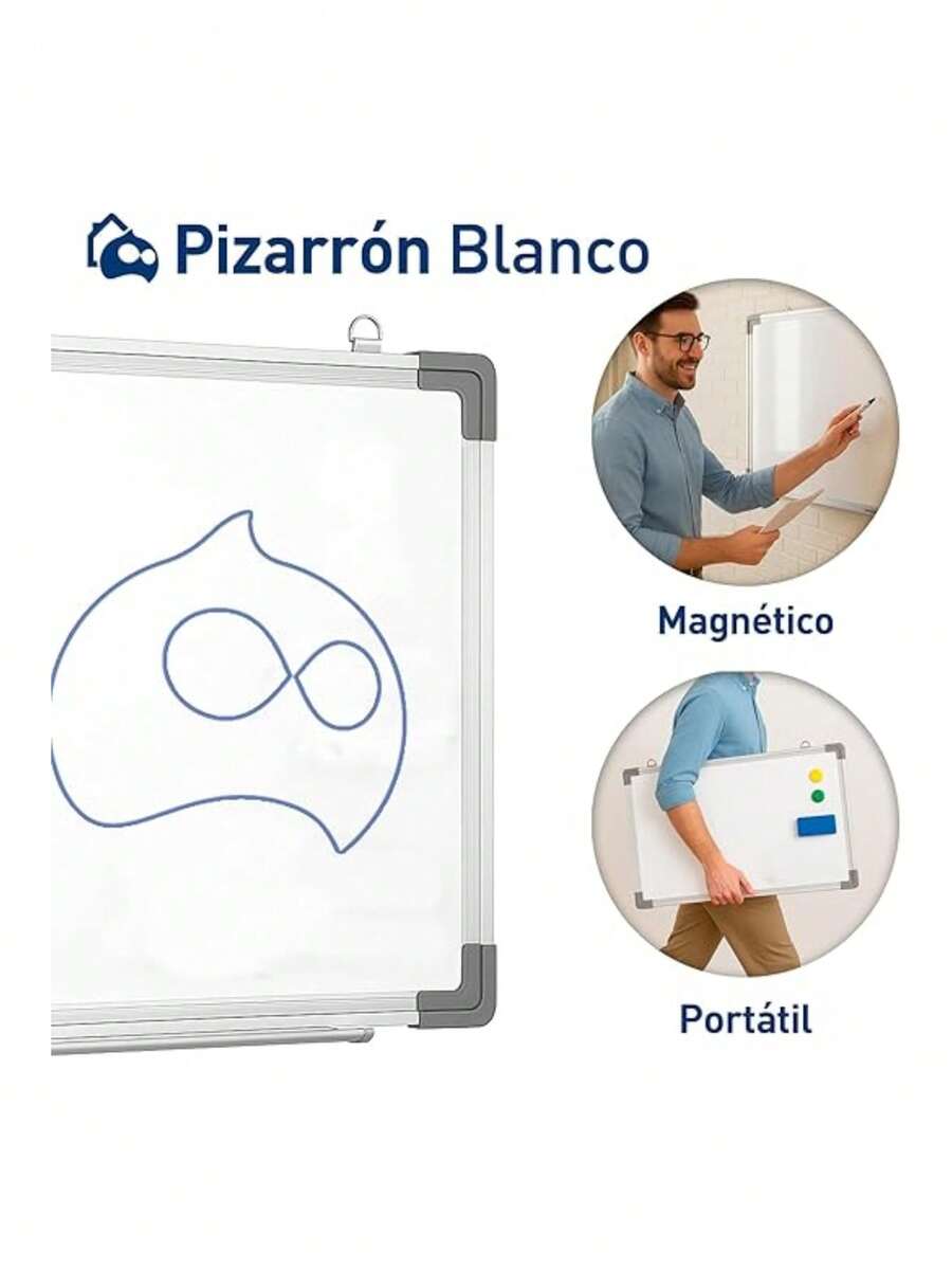 Pizarrón Magnético de Borrado en Seco