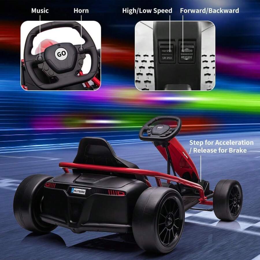 Viaje en Go Kart para niños