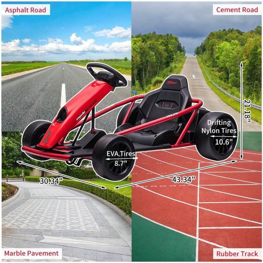 Viaje en Go Kart para niños