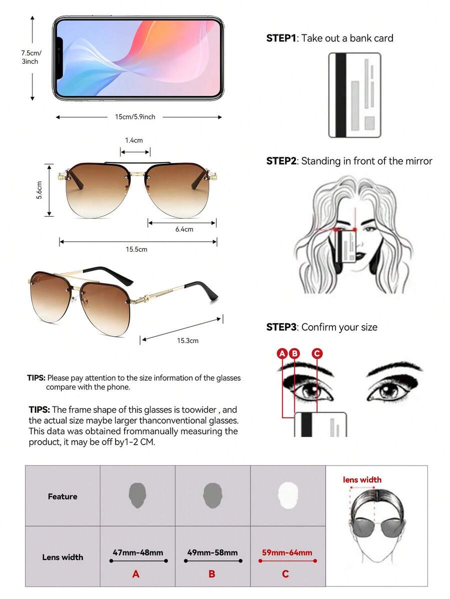 Gafas de moda estilo aviador retro negras