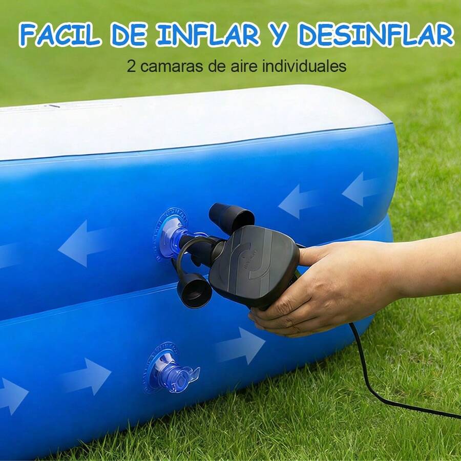 Piscina hinchable rectangular