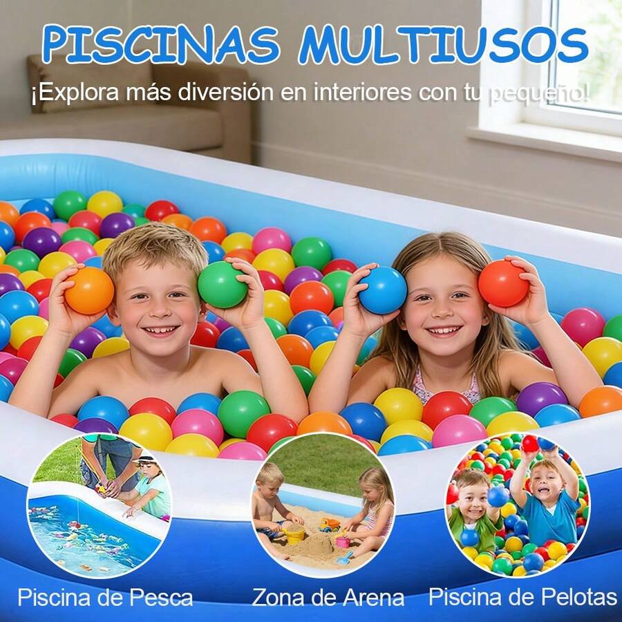 Piscina hinchable rectangular