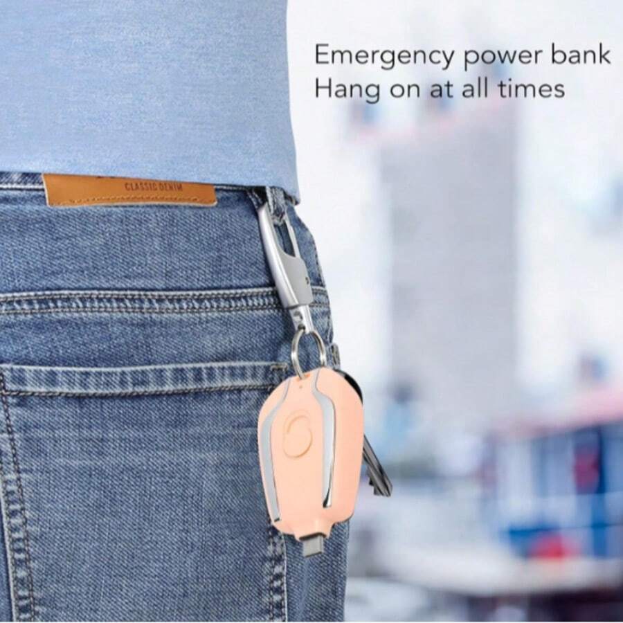Llavero Batería De Emergencia Tipo Lightning