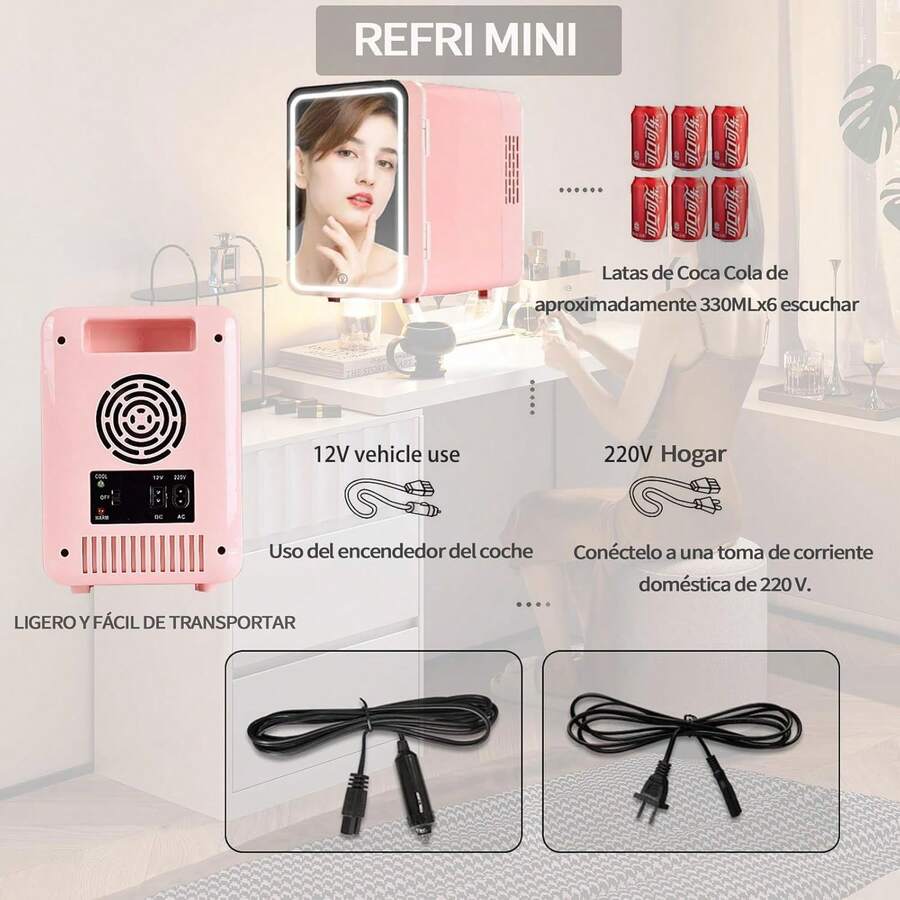 Mini Refrigerador Para Cosméticos