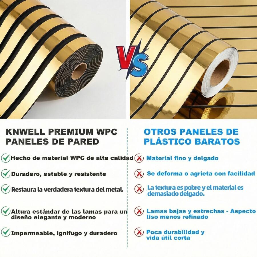 Panel de pared de PVC para revestimiento de paredes.