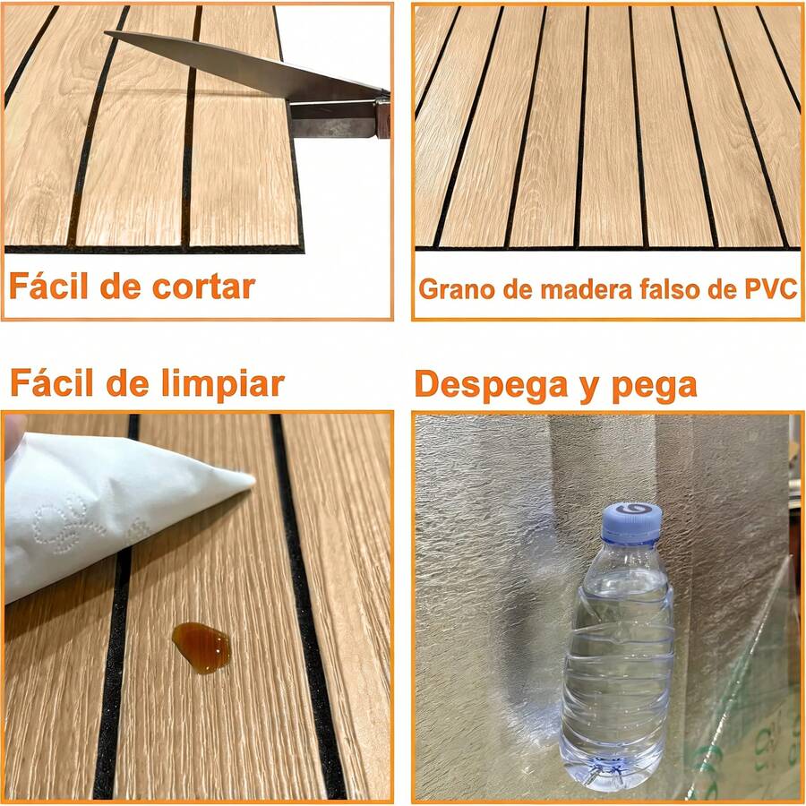 Panel de pared de PVC para revestimiento de paredes.