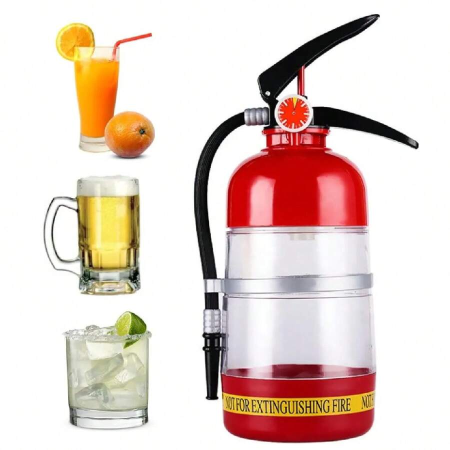 Dispensador de Cerveza con Forma de extintor de Incendios