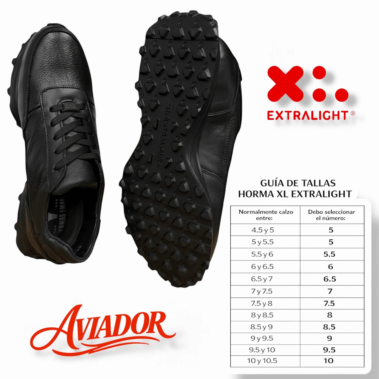 Aviador Sneakers Piel Genuina Extralight® TOMAS IMAS