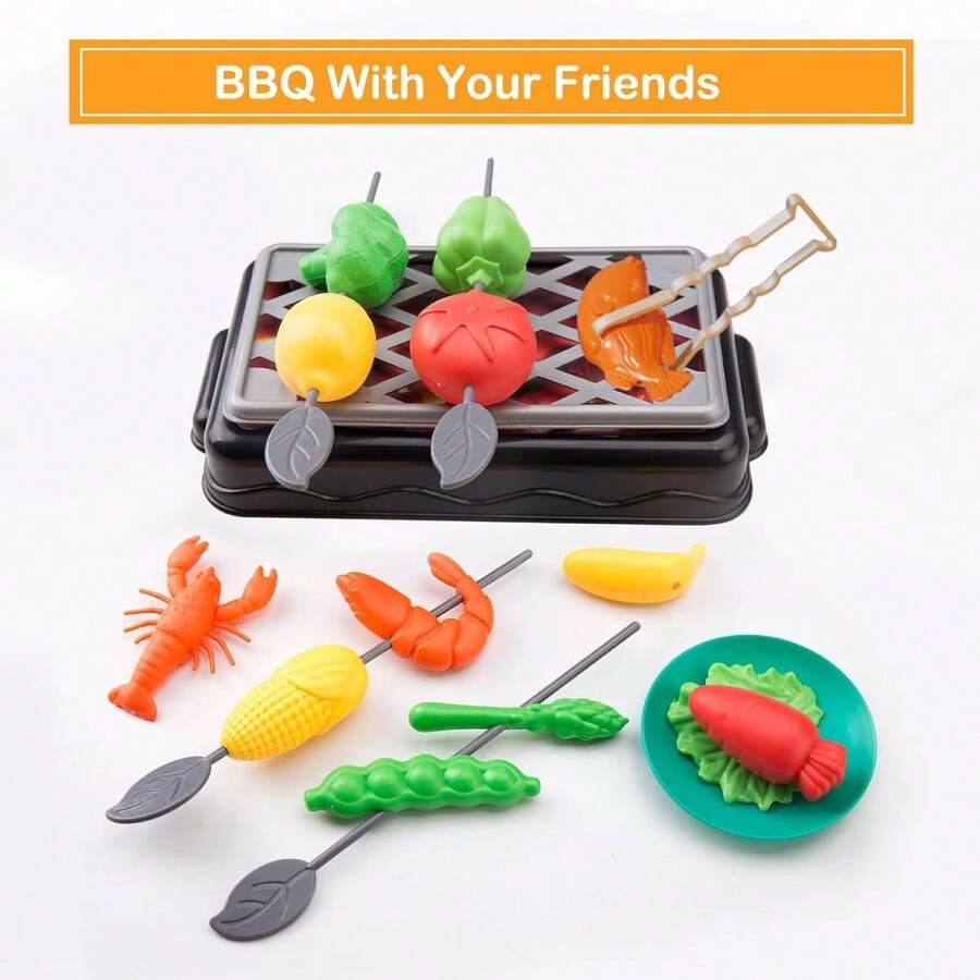 89Piezas Cocina de Juguetes con Utensilios de Cocina