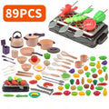 89Piezas Cocina de Juguetes con Utensilios de Cocina