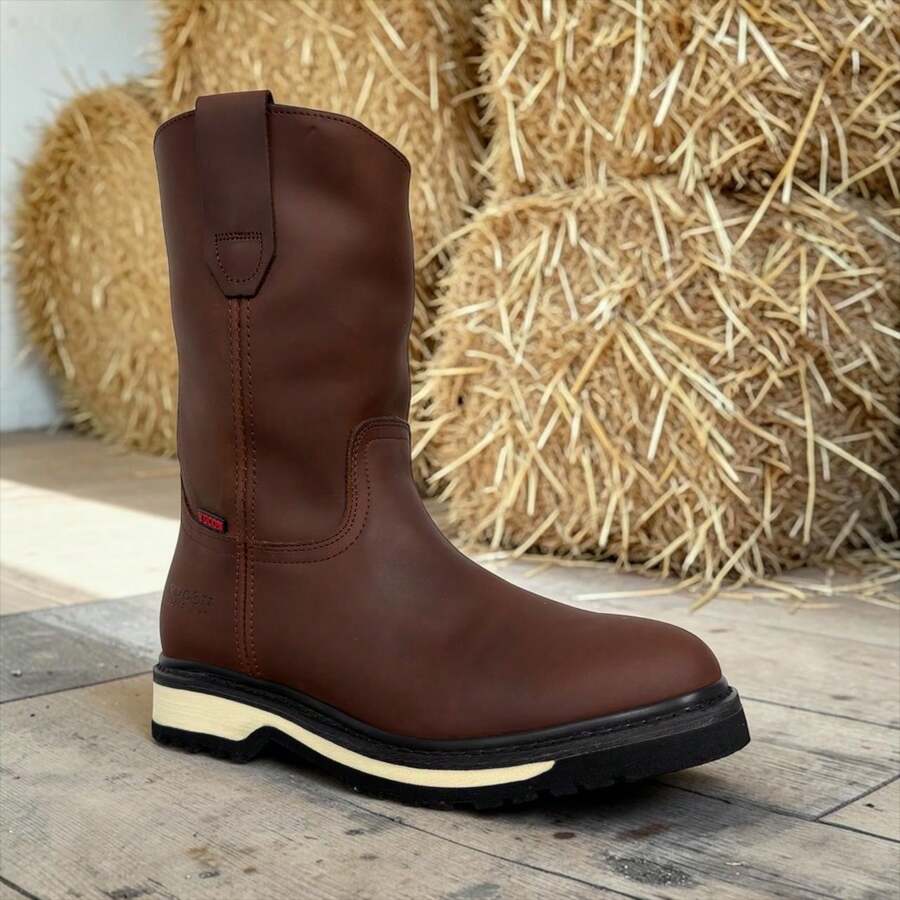 BOTA DE TRABAJO HOMBRE YUCON SUELA SIERRA DOBLE DENSIDAD