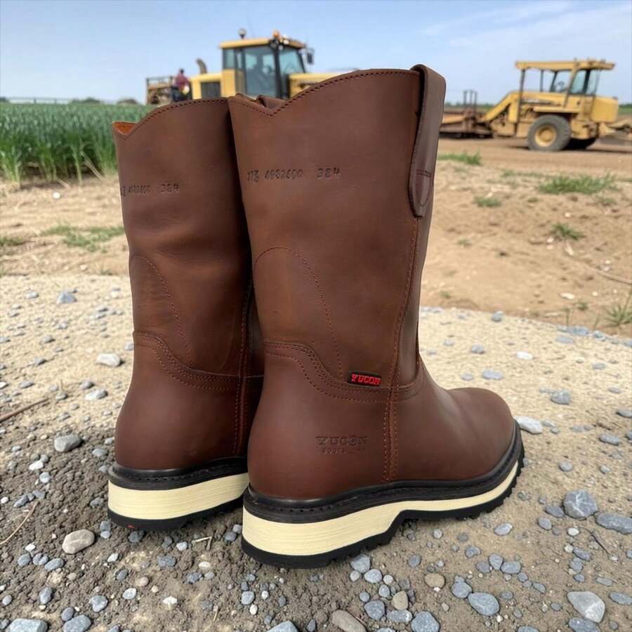 BOTA DE TRABAJO HOMBRE YUCON SUELA SIERRA DOBLE DENSIDAD