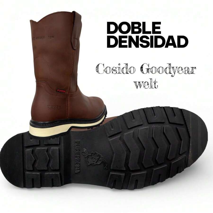 BOTA DE TRABAJO HOMBRE YUCON SUELA SIERRA DOBLE DENSIDAD