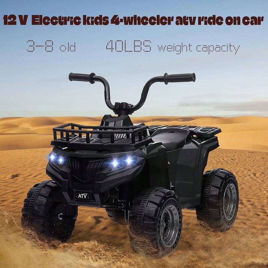 ATV eléctrico de 4 ruedas para edades 2-5