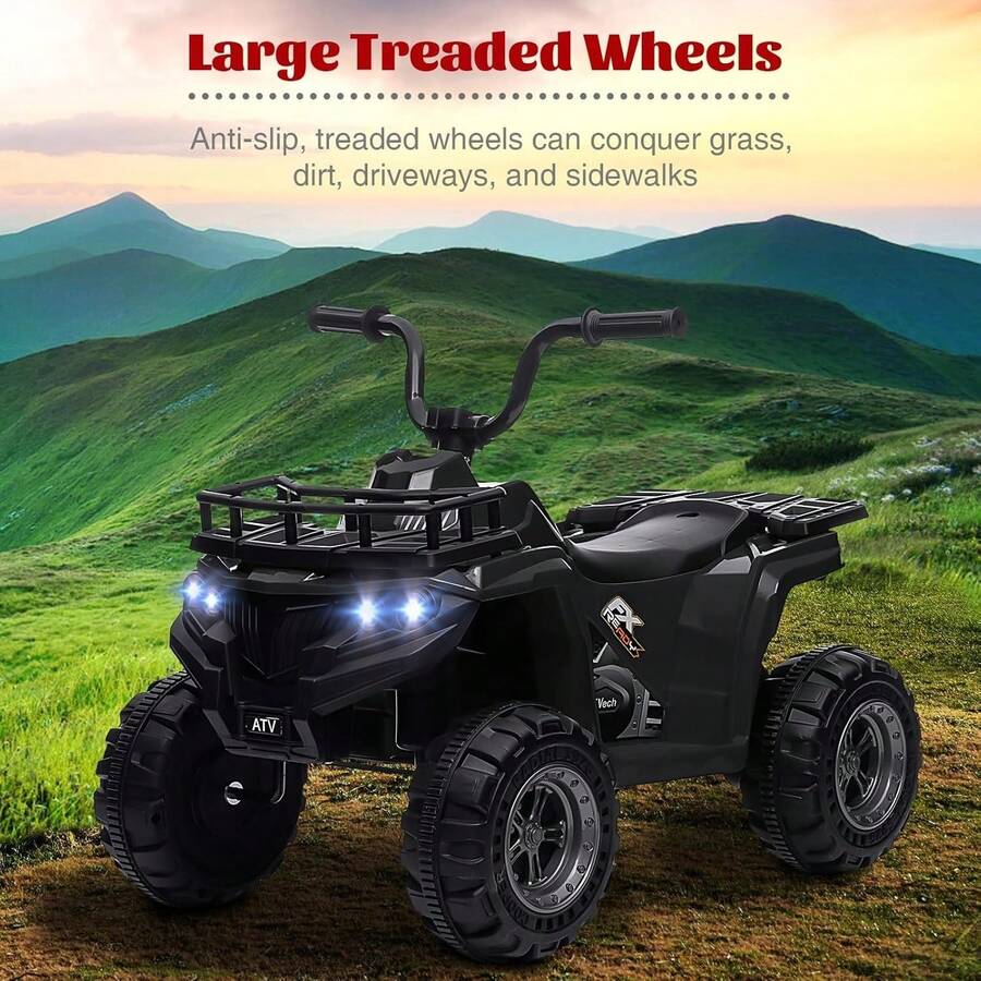 ATV eléctrico de 4 ruedas para edades 2-5